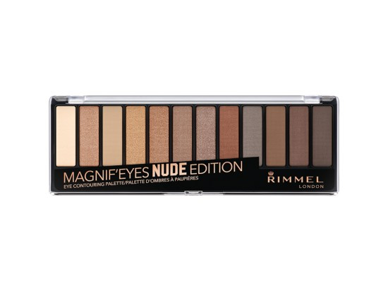 Rimmel Magnif’ Eyes paleta očních stínů odstín 001 Nude Edition 14.16 g