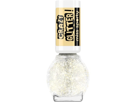 Miss Sporty lak na nehty Crazy Glitter  010