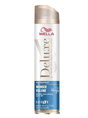 Wella Deluxe Wonder Volume lak na vlasy se silnou fixací pro objem 250 ml