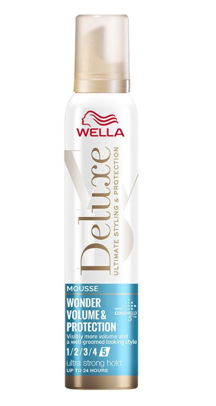 Wella Deluxe Wonder Volume & Protection pěnové tužidlo pro objem vlasů 200 ml