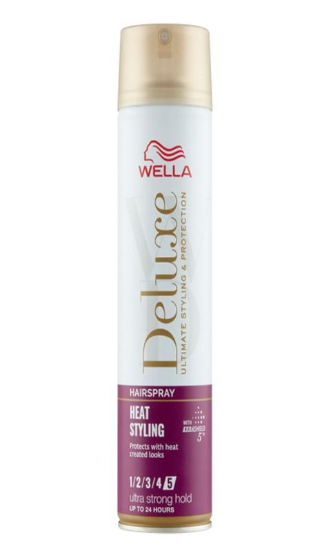 Wella Deluxe Heat Styling lak na vlasy pro tepelnou úpravu vlasů 250 ml