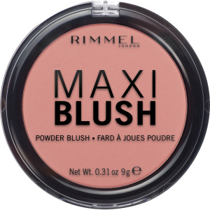 Rimmel Maxi Blush pudrová tvářenka odstín 006 Exposed 9 g