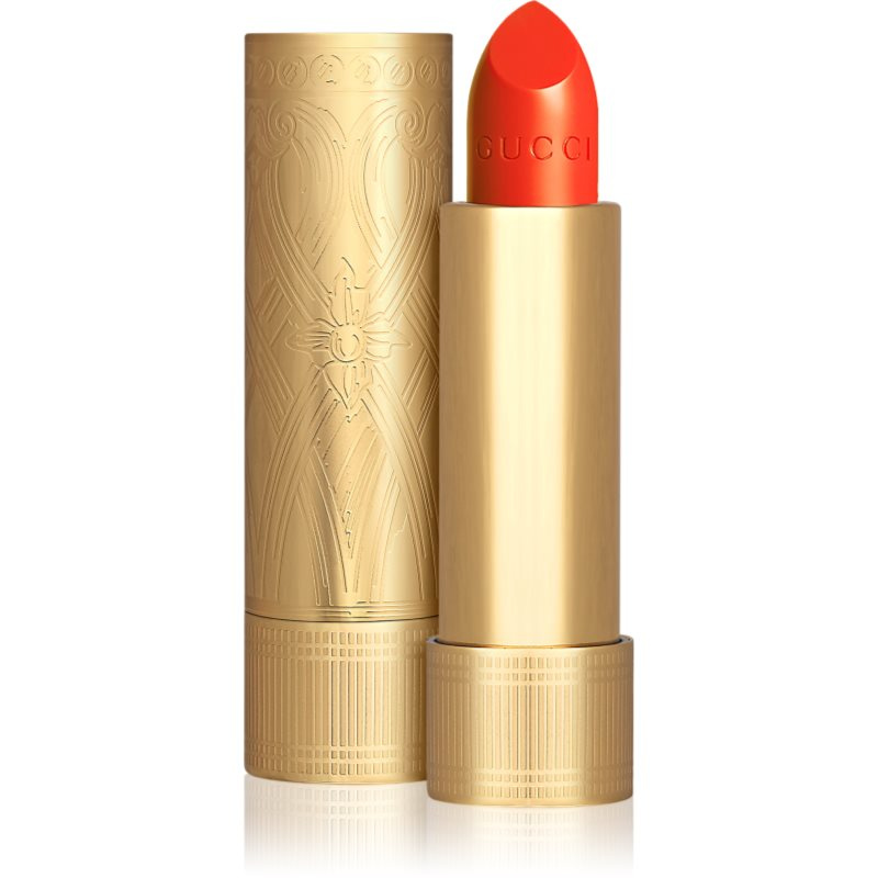 Gucci Gucci Beauty Rouge à Lèvres Satin Lipstick saténová rtěnka odstín 302 Agatha Orange 3.5 g