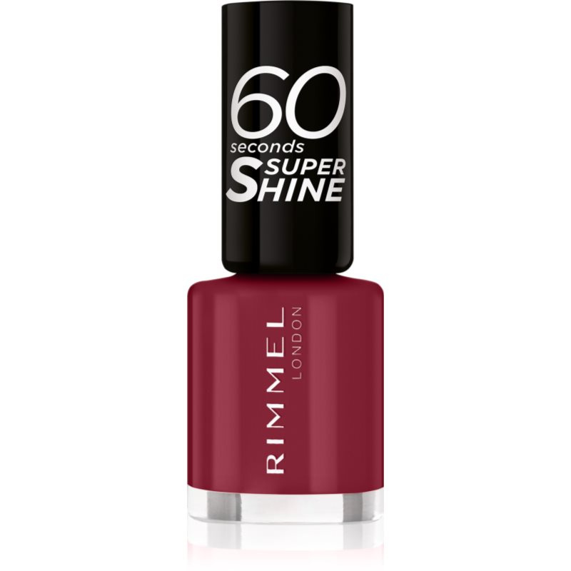 Rimmel 60 Seconds Super Shine lak na nehty odstín 710 Oh My Cherry 8 ml