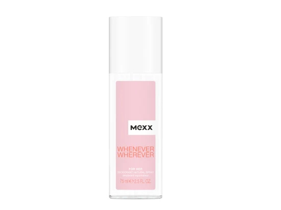 Mexx Whenever Wherever For Her deodorant s rozprašovačem pro ženy 75 ml