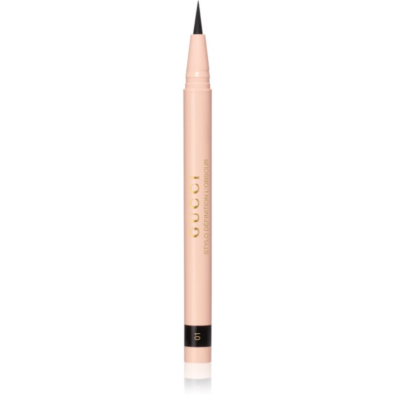 Gucci Gucci Beauty Stylo Définition L’Obscur tekuté oční linky v peru odstín 01 Eve Black 0.5 g