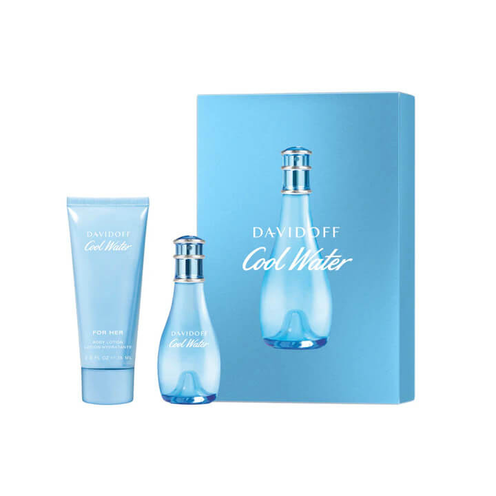 Davidoff Cool Water for Women EDT 30 ml + BL 75 ml W
