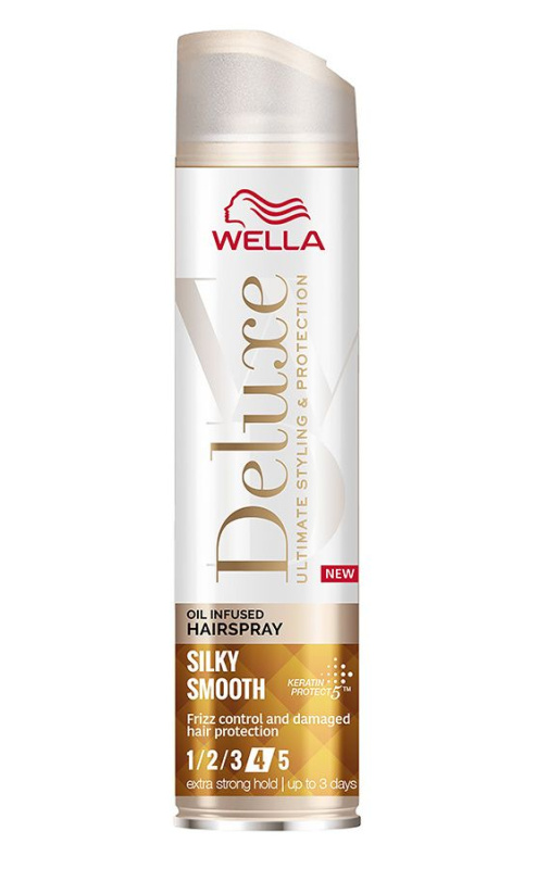 Wella Deluxe Silky Smooth regenerační lak na vlasy pro extra silnou fixaci 250 ml