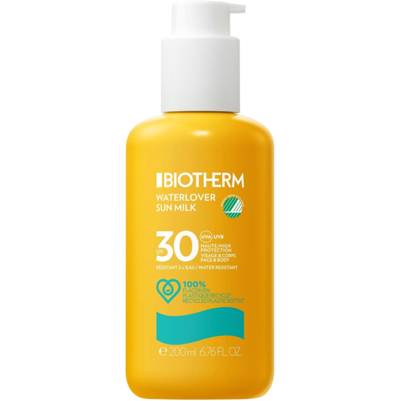 Biotherm Waterlover Sun Milk SPF 30 voděodolné mléko na opalování SPF 30 200 ml