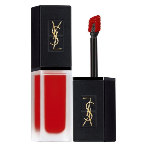 Yves Saint Laurent Tatouage Couture Velvet Cream vysoce pigmentovaná krémová rtěnka s matným efektem odstín 201 Rouge Tatouage 6 ml