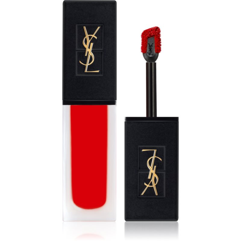 Yves Saint Laurent Tatouage Couture Velvet Cream vysoce pigmentovaná krémová rtěnka s matným efektem odstín 201 Rouge Tatouage 6 ml