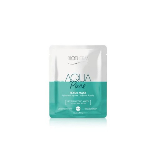 Biotherm Aqua Pure Super Concentrate plátýnková maska s hydratačním účinkem pro regeneraci pleti 31 g