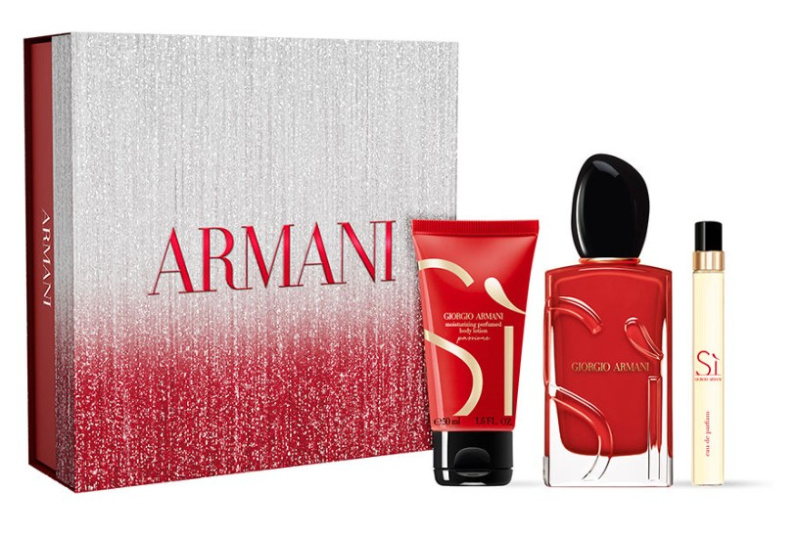 Giorgio Armani Sì Passione - EDP 100 ml + tělové mléko 50 ml + EDP 10 ml