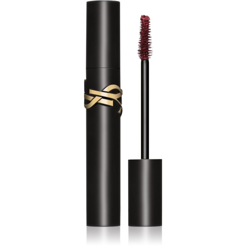 Yves Saint Laurent Lash Clash Extreme Volume řasenka pro extra objem odstín Sassy Burgundy 05 9 ml