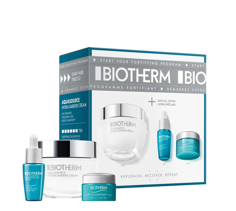 Biotherm Aquasource Hydra Barrier Cream dárková sada pro ženy