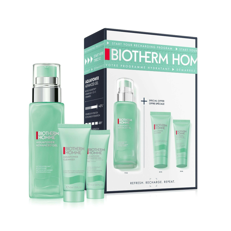 Biotherm Homme Aquapower Advanced Gel dárková sada pro muže