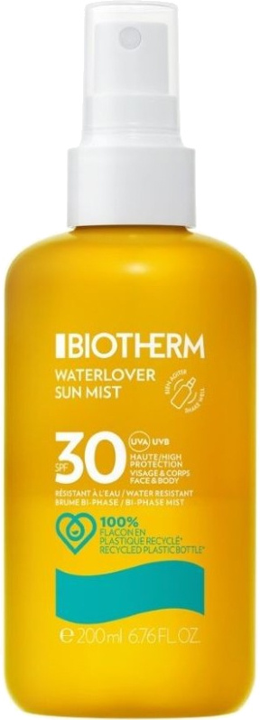 Biotherm Waterlover Sun Mist Biorecycled Edition SPF 30 opalovací mlha ve spreji SPF 30 200 ml