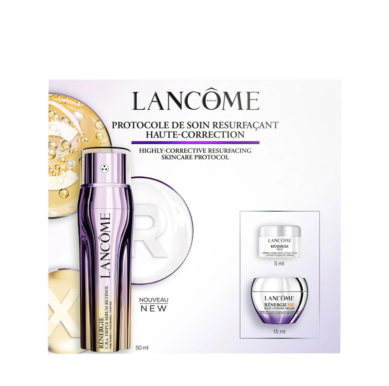 Lancôme Rénergie CRX Triple Serum Retinol dárková sada pro ženy