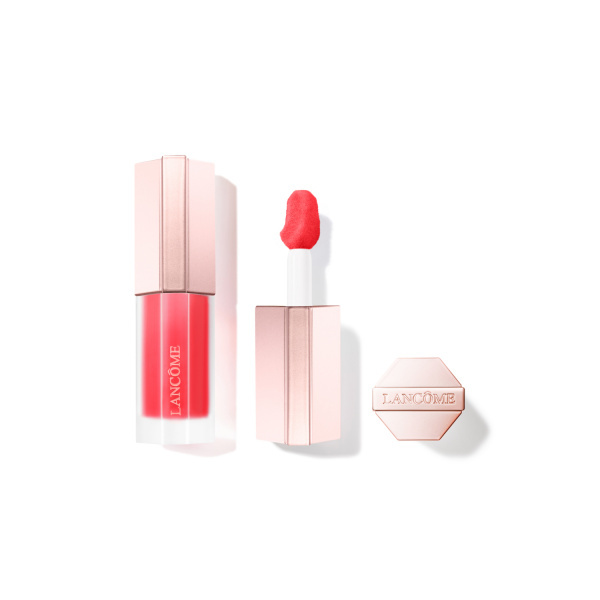 Lancôme Lip Idôle CuddleBlur™ Matte Velvet Lip Cream vyplňující balzám na rty s matným efektem odstín 24 Loungy Red 8.5 ml