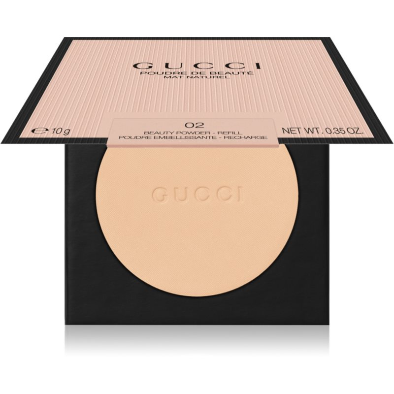 Gucci Gucci Beauty Poudre De Beauté Matte Powder matující pudr náhradní náplň odstín 02 10 g