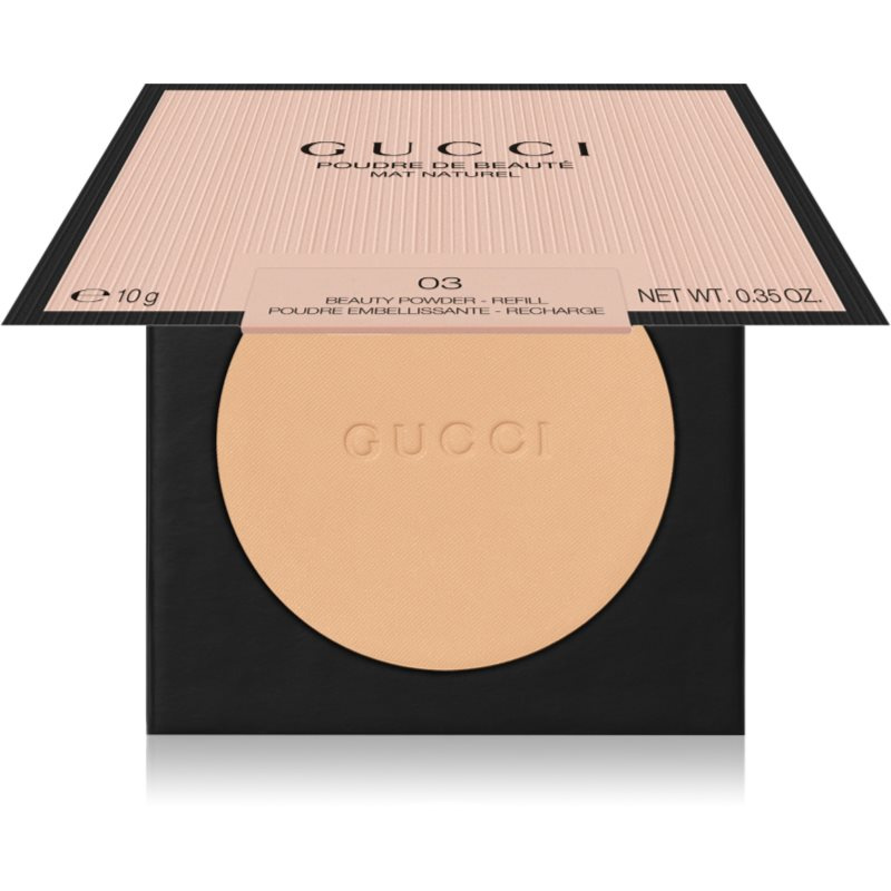 Gucci Gucci Beauty Poudre De Beauté Matte Powder matující pudr náhradní náplň odstín 03 10 g