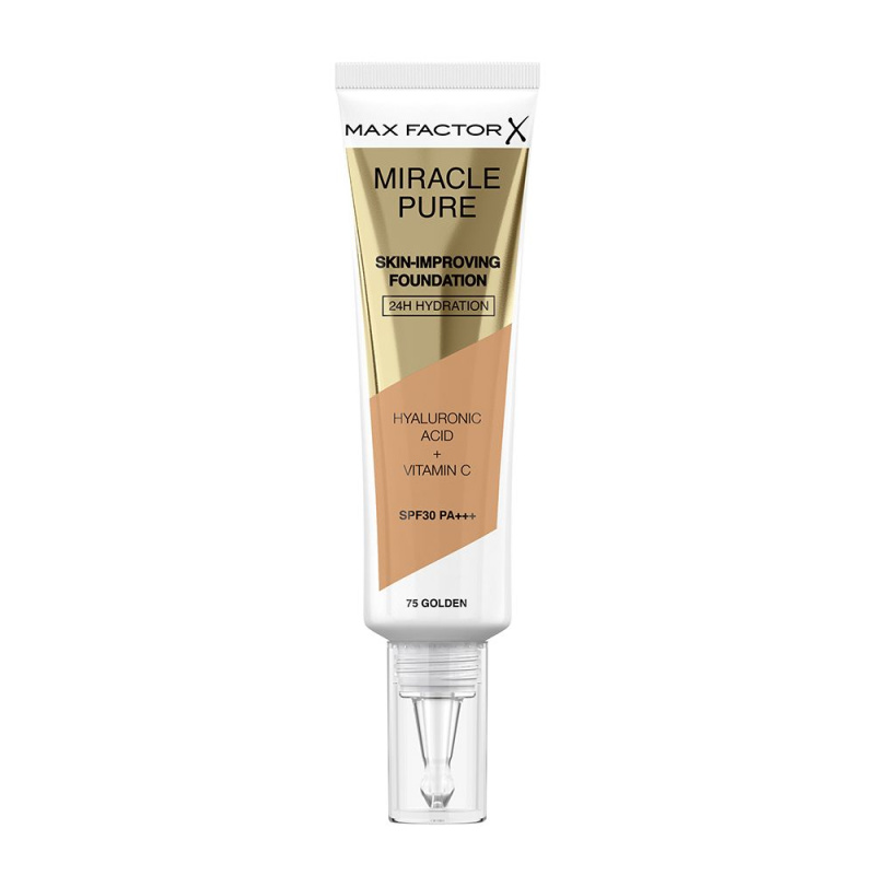 Max Factor Miracle Pure Skin dlouhotrvající make-up SPF 30 odstín 75 Golden 30 ml