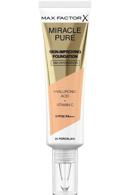 Max Factor Miracle Pure Skin dlouhotrvající make-up SPF 30 odstín 55 Beige 30 ml