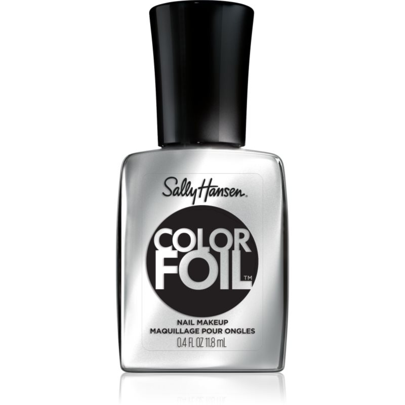 Sally Hansen Color Foil lak na nehty se zrcadlovým efektem odstín 120 Steel a Kiss 11,8 ml