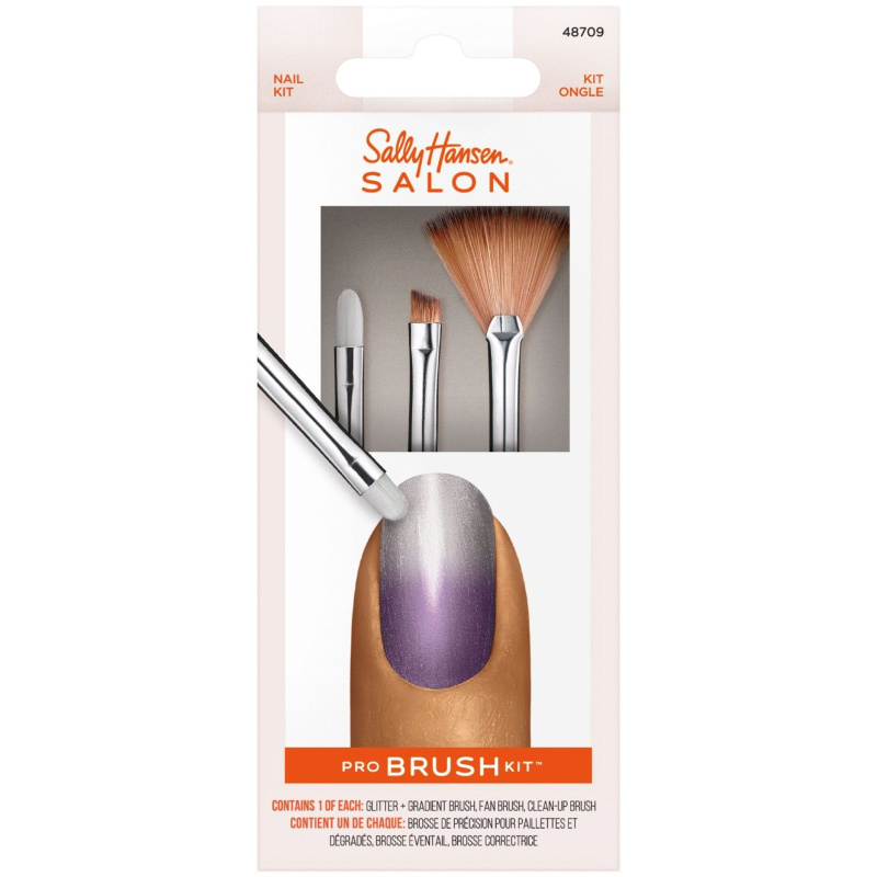 Sally Hansen Sada štetců na nehty Pro Brush Kit