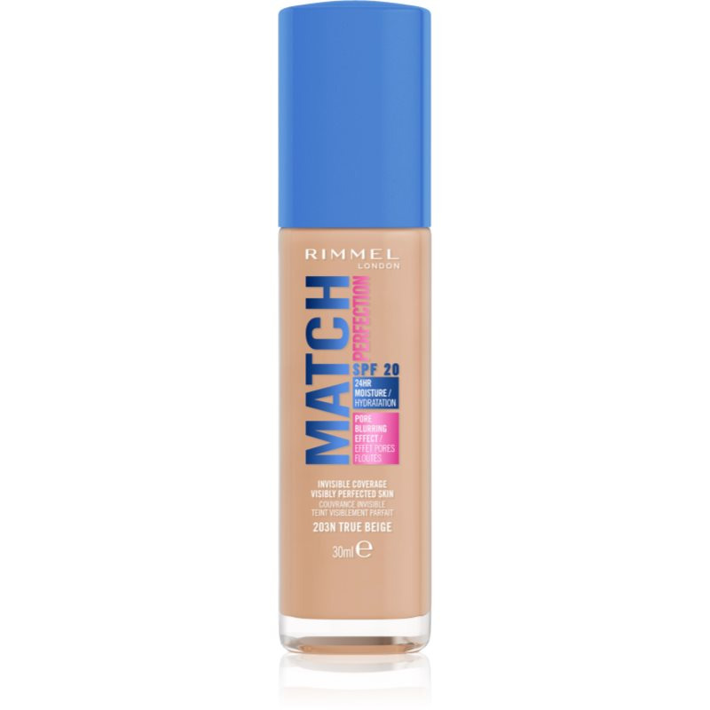 Rimmel London Match Perfection make-up 203N True Beige 30 ml