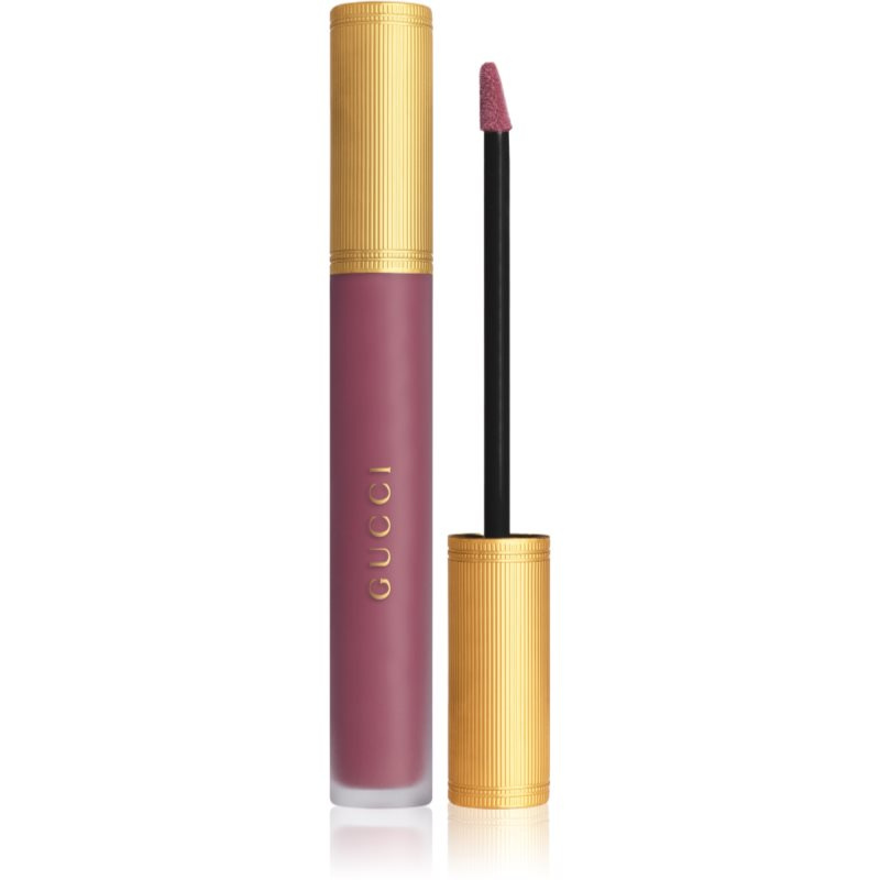 Gucci Gucci Beauty Rouge à Lèvres Matte Lipstick matná tekutá rtěnka odstín 413 Cornelia Pink 6.5 ml