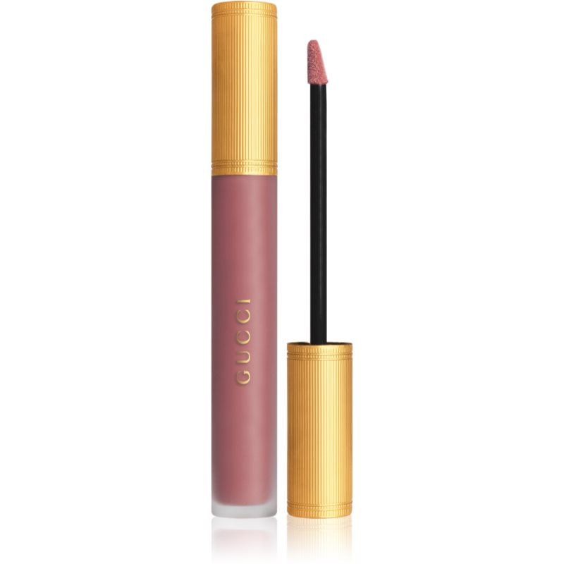 Gucci Gucci Beauty Rouge à Lèvres Matte Lipstick matná tekutá rtěnka odstín 114 Grace Cinnamon 6.5 ml
