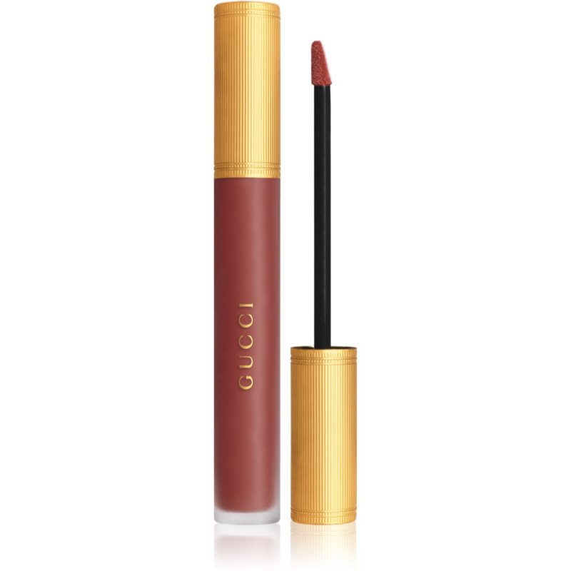 Gucci Gucci Beauty Rouge à Lèvres Matte Lipstick matná tekutá rtěnka odstín 203 Mildred Rosewood 6.5 ml