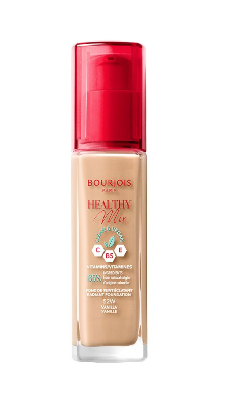 Bourjois Healthy Mix rozjasňující hydratační make-up 24h odstín 52W Vanilla 30 ml
