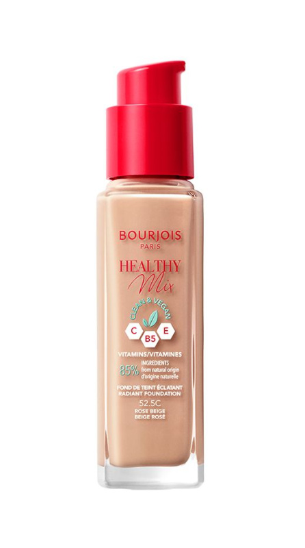 Bourjois Healthy Mix rozjasňující hydratační make-up 24h odstín 52.5C Rose Beige 30 ml