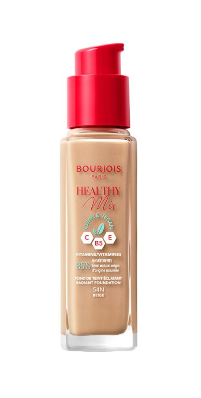 Bourjois Healthy Mix rozjasňující hydratační make-up 24h odstín 54N Beige 30 ml