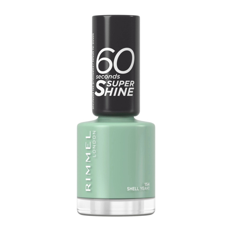 Rimmel 60 Seconds Super Shine lak na nehty odstín 154 Shell Yeah 8 ml