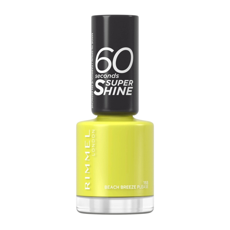 Rimmel 60 Seconds Super Shine lak na nehty odstín 155 Beach Breeze Please 8 ml