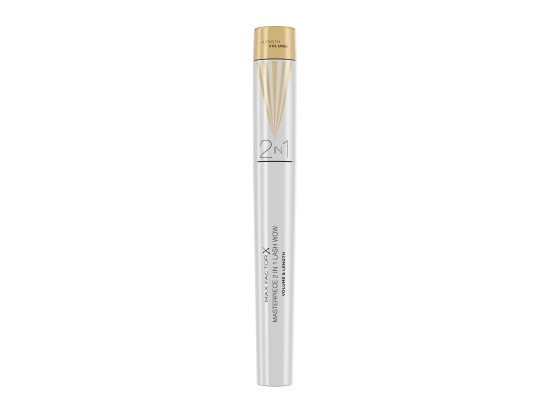 Max Factor Masterpiece Lash Wow řasenka pro prodloužení, natočení a objem s kartáčkem 2 v 1 odstín Black 7 ml