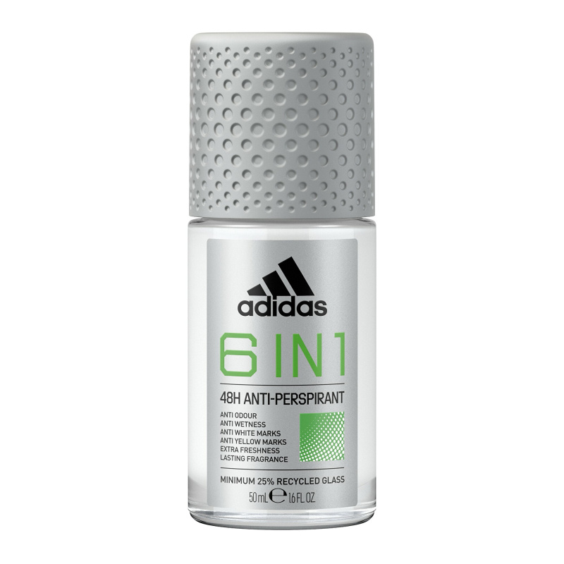 Adidas Cool & Dry 6 in 1 antiperspirant roll-on pro muže 50 ml