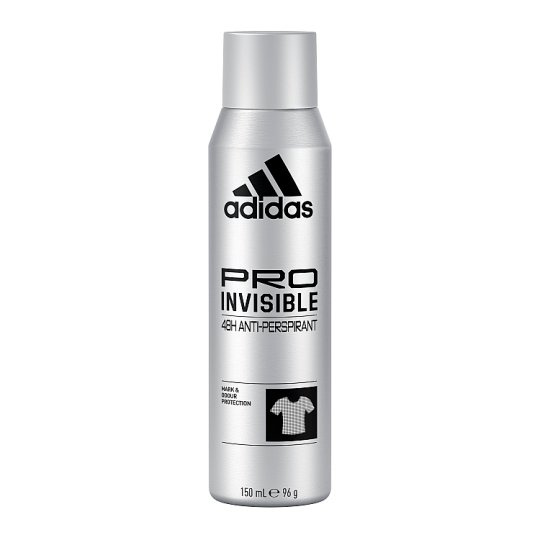 Adidas Pro Invisible antiperspirant proti bílým skvrnám pro muže 150 ml