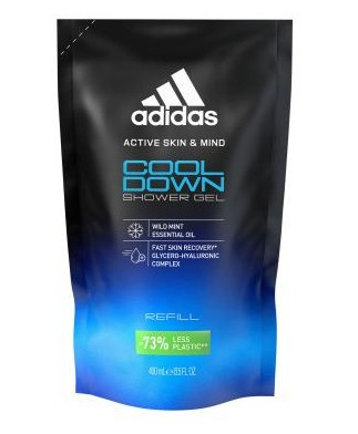 Adidas Cool Down sprchový gel, náhradní náplň