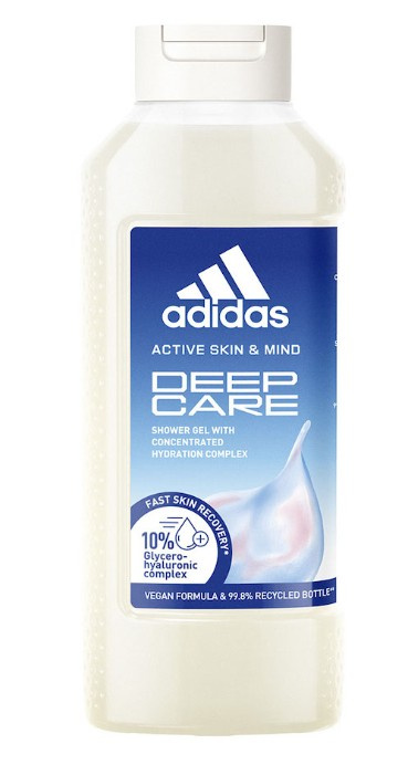 Adidas Deep Care pečující sprchový gel s kyselinou hyaluronovou 400 ml