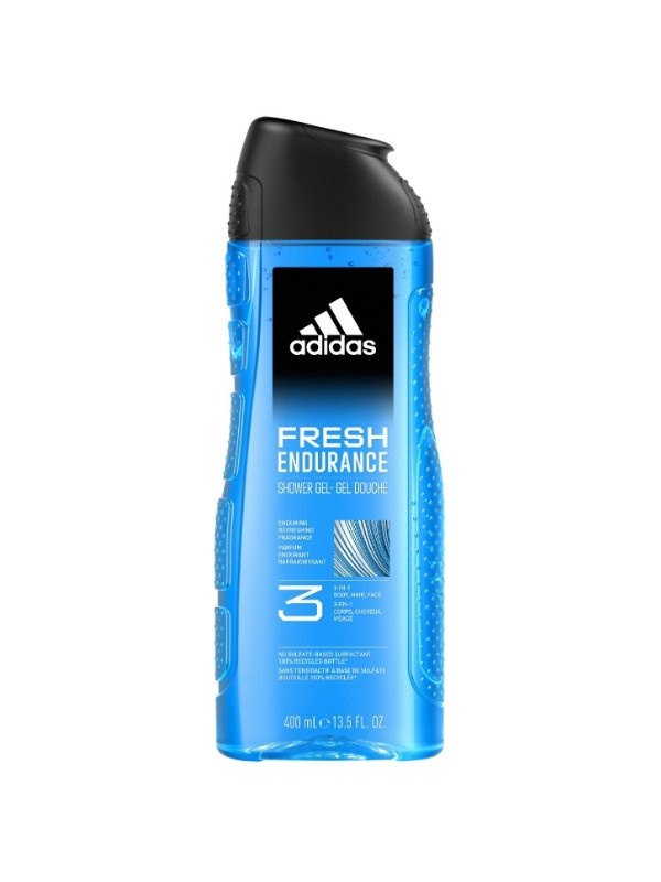 Adidas Fresh Endurance osvěžující sprchový gel 3 v 1 400 ml