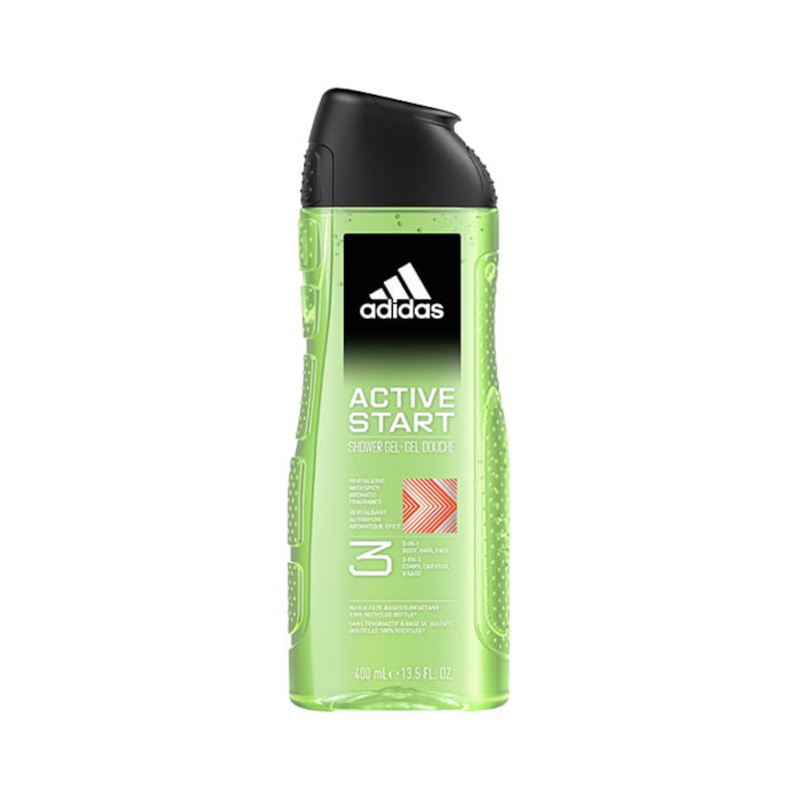 Adidas 3 Active Start sprchový gel pro muže 400 ml
