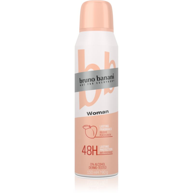 Bruno Banani Woman Peach & Musk antiperspirant 48h pro ženy 150 ml