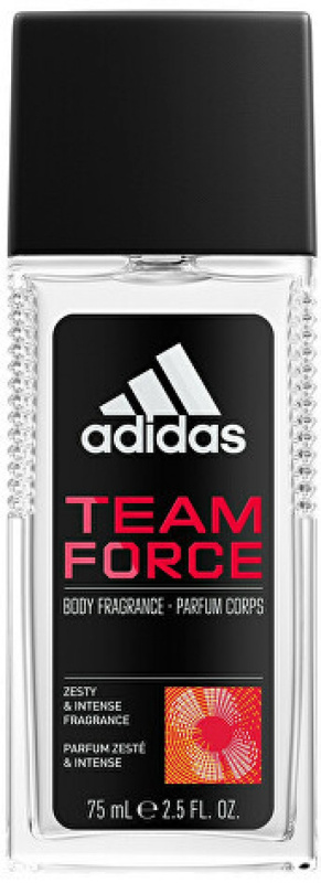 Adidas Team Force deodorant s rozprašovačem s parfemací pro muže 75 ml