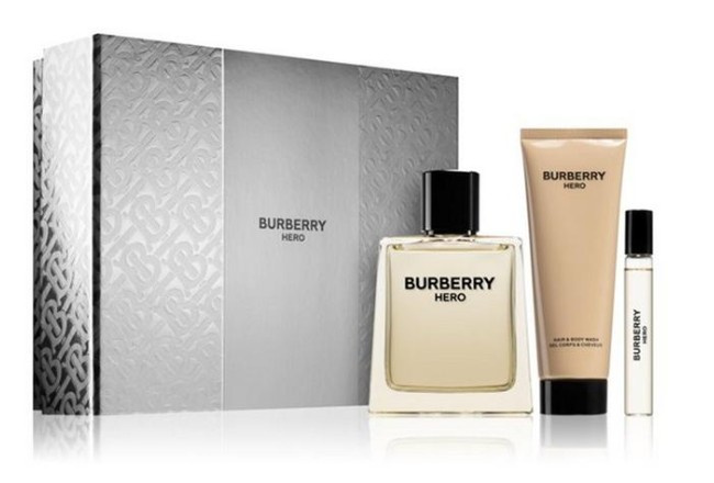 BURBERRY Hero EdT 100 ml + Sprchový gel 75 ml + EdT 10 ml Dárková sada