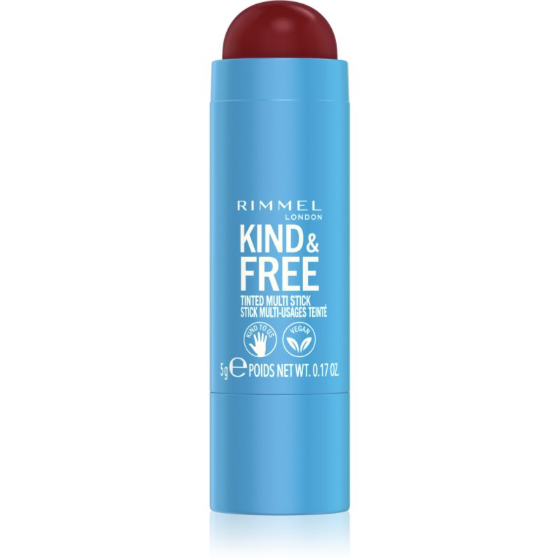 Rimmel Kind & Free multifunkční líčidlo pro oči, rty a tvář odstín 005 Berry Sweet 5 g