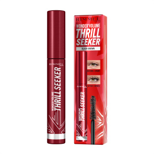 Rimmel WonderVolume Thrill Seeker řasenka pro objem a natočení řas odstín Black Brown 8 ml